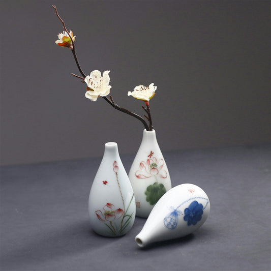 Hand Painted Ceramic Vase