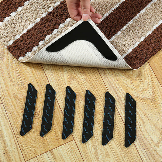 Reusable No-Skid Washable Rug Pad Grippers – Double-Sided Anti-Slip Tape for Hardwood & Tile Floorsr