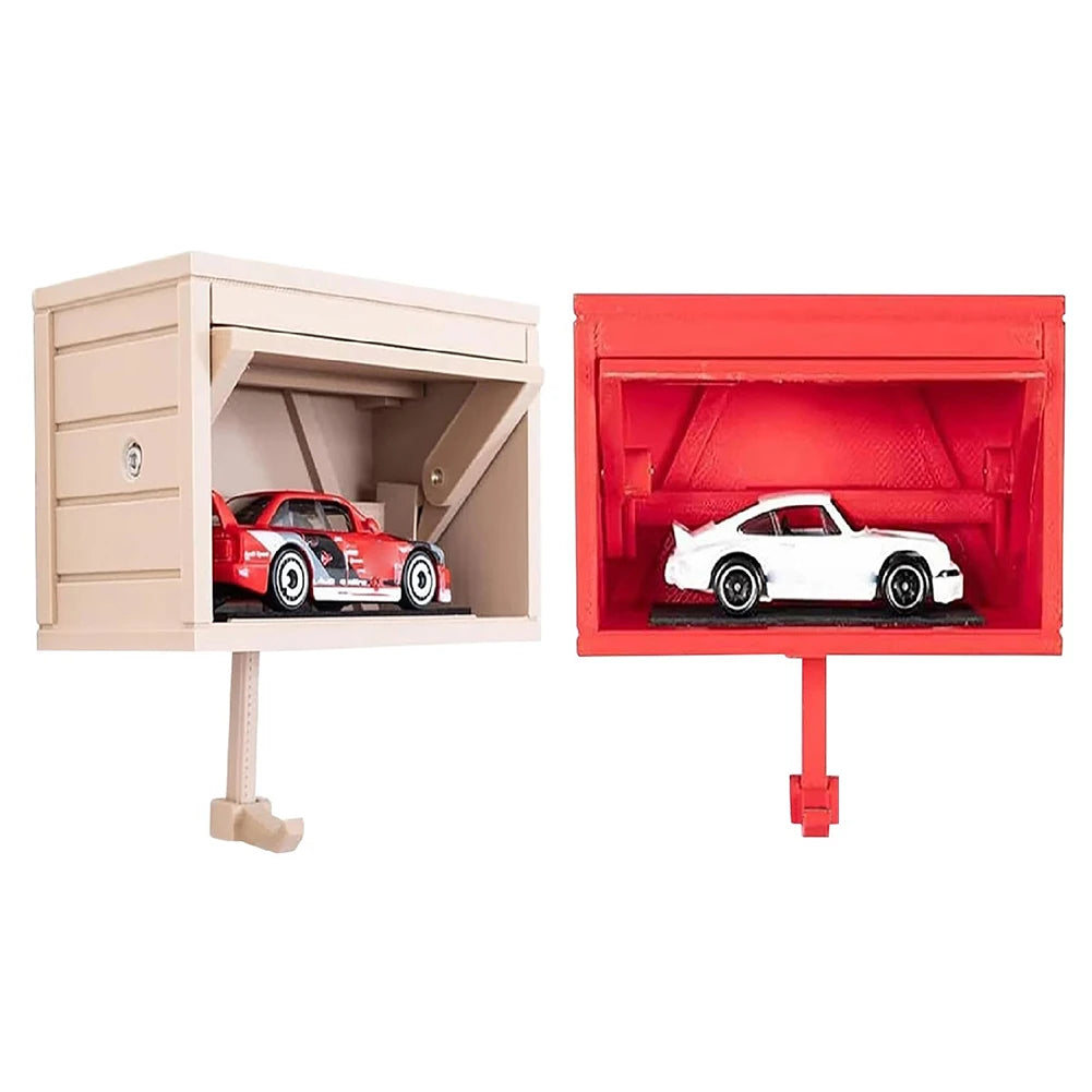 Car Garage Key Holder Front Door Car Key Holder Creative Wall Mount Key Organizer Garage Shaped Key Holder for Entryway