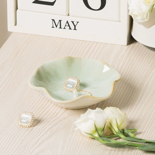 Lotus Ceramic Jewelry Tray