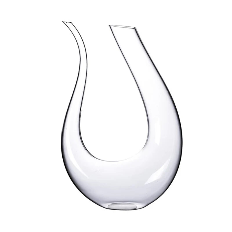 1500Ml Crystal U-Shaped Wine Decanter Gift Box Swan Decanter Creative Wine Separator