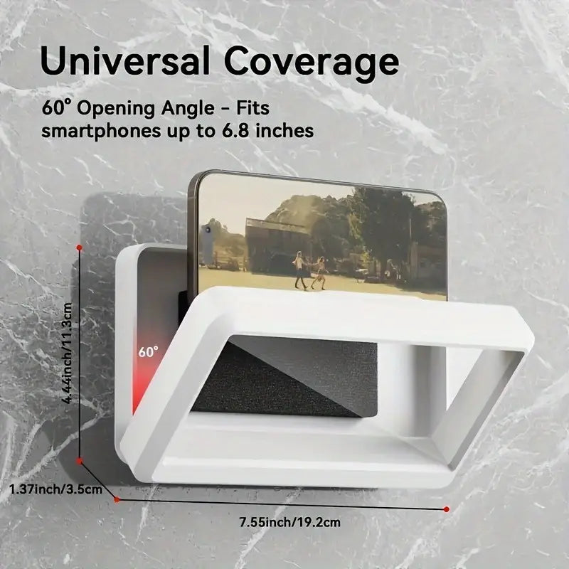 Waterproof Touchscreen Phone Box – Shower, Kitchen & Bathroom Wall-Mount Holder